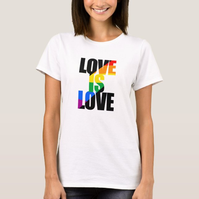 CAMISETA EL AMOR ES AMOR (Anverso)