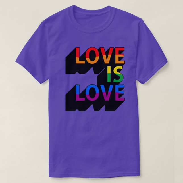 Camiseta El amor es amor (Diseño del anverso)