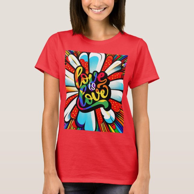 Camiseta El amor es amor (Anverso)