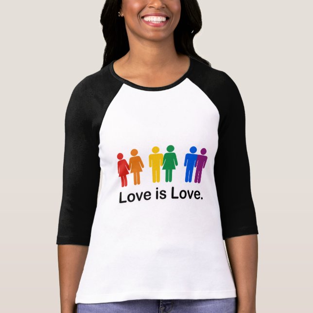 Camiseta El amor es amor (Anverso)