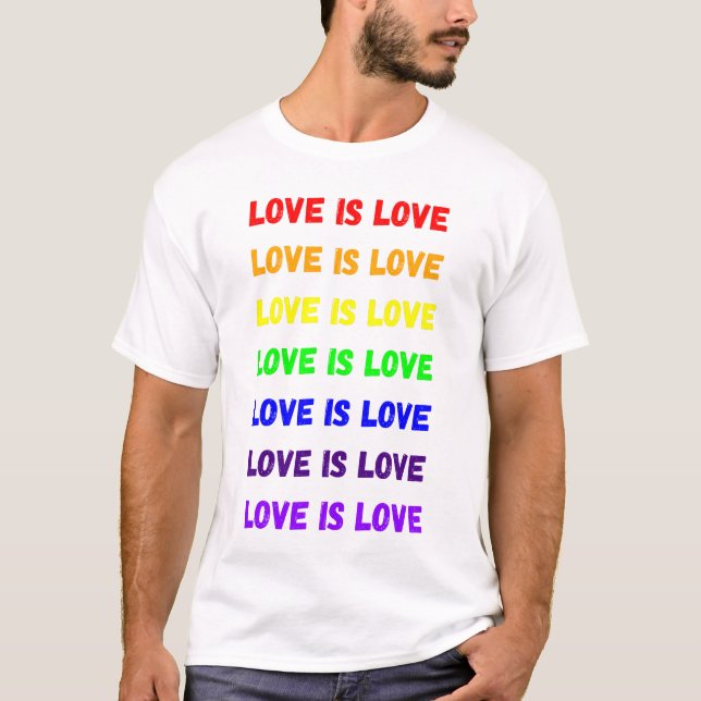 Camiseta El amor es amor (Anverso)