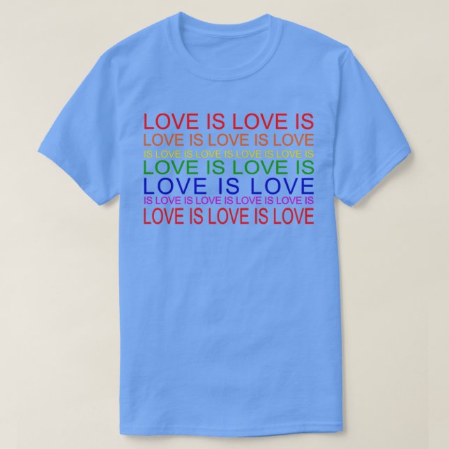 Camiseta El amor es amor (Diseño del anverso)