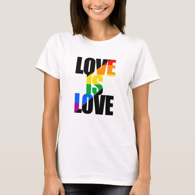 CAMISETA EL AMOR ES AMOR (Anverso)