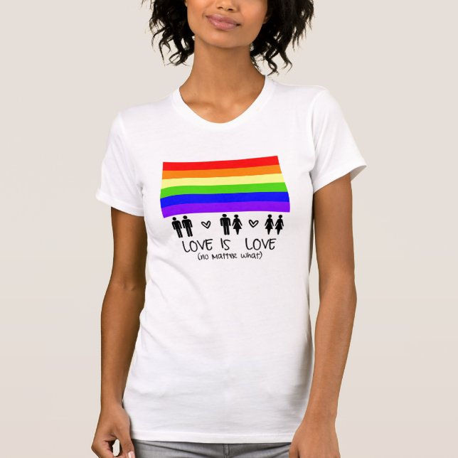 Camiseta El amor es amor (Anverso)