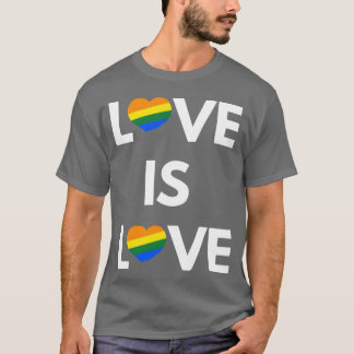 Camiseta El amor es amor Derechos LGBT chico