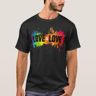Camiseta El amor es amor, el arcoiris es una mancha para el