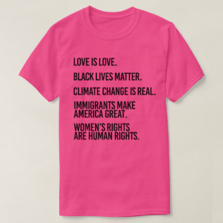 Camiseta El amor es amor El cambio climático es real