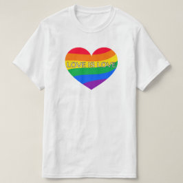 Camiseta El amor es amor el corazón arcoiris LGBTQ+ camiset