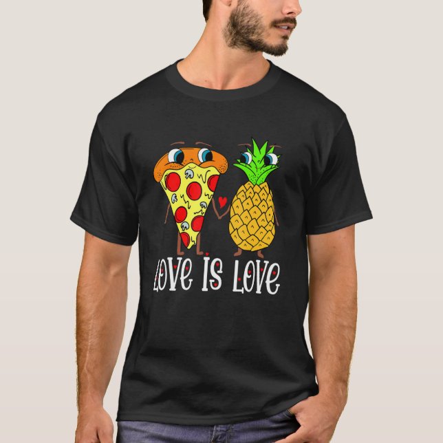 Camiseta El amor es amor El día de San Valentín Cute Pareja (Anverso)