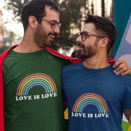 Camiseta El amor es amor el orgullo gay
