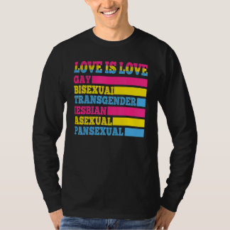 Camiseta El amor es amor Gay Bisexual Transgénero Asexual