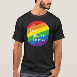 Camiseta El amor es amor LGBTQI aliado cristiano