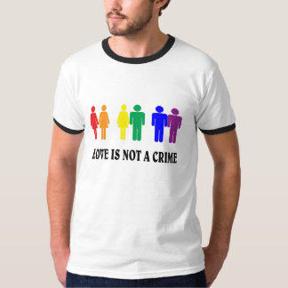 Camiseta El amor es amor, no un crimen. LGBT