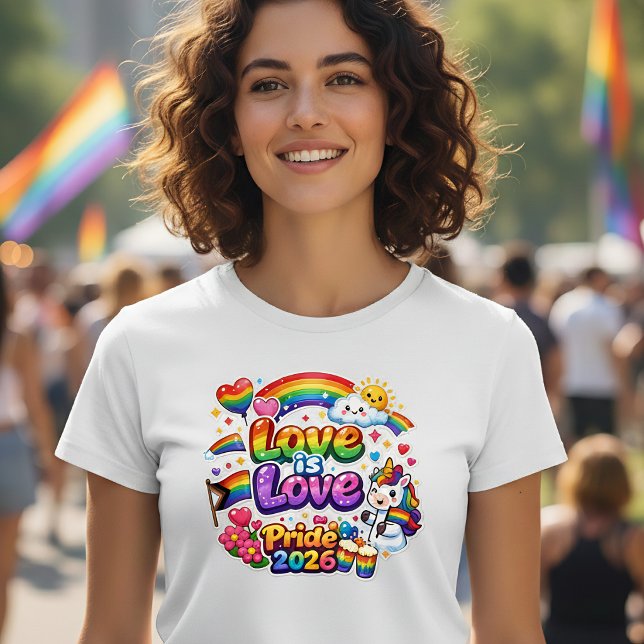 Camiseta El Amor Es Amor Orgullo Arcoíris  (Subido por el creador)