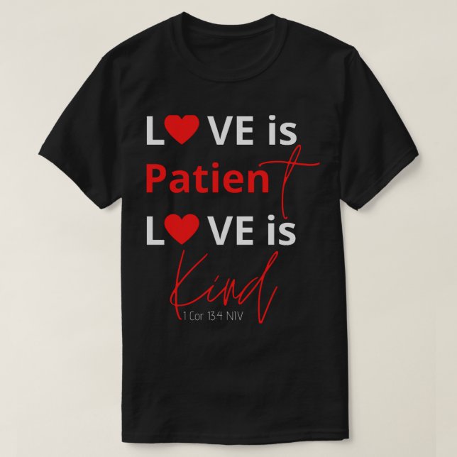 Camiseta El Amor Es Amor Paciente Es Amor (4) (Diseño del anverso)