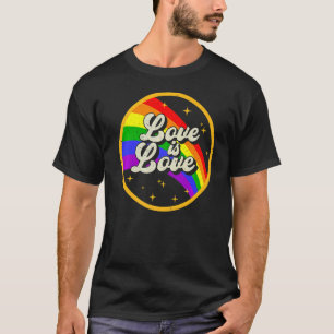 Camiseta El amor es amor Rainbow Lgbt Lesbiana Gay Bisexual
