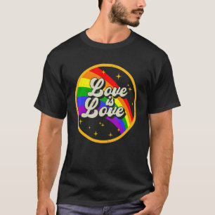 Camiseta El amor es amor Rainbow LGBT Lesbiana Gay Bisexual