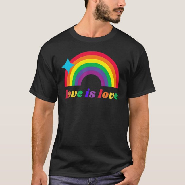 Camiseta El amor es amor Rainbow Lgbt Pride Mes 2022 2 (Anverso)