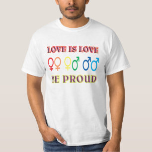 Camiseta El amor es amor, sea orgulloso