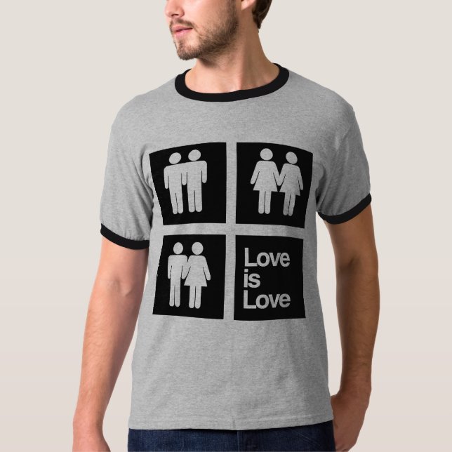 Camiseta El amor es bloques de amor (Anverso)