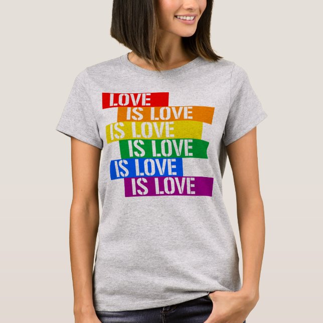 Camiseta El amor es bloques de amor (Anverso)