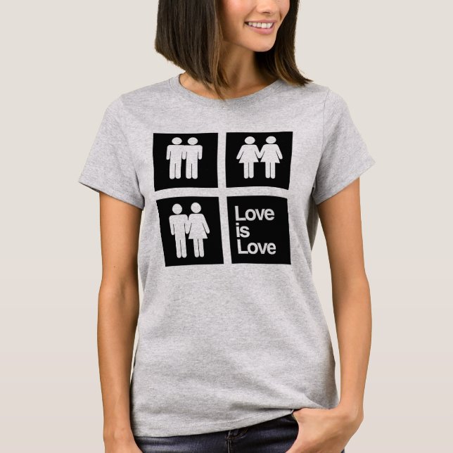Camiseta El amor es bloques de amor (Anverso)