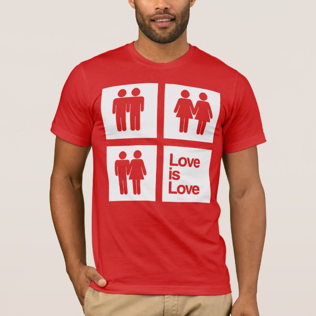 Camiseta El amor es bloques de amor (Anverso)