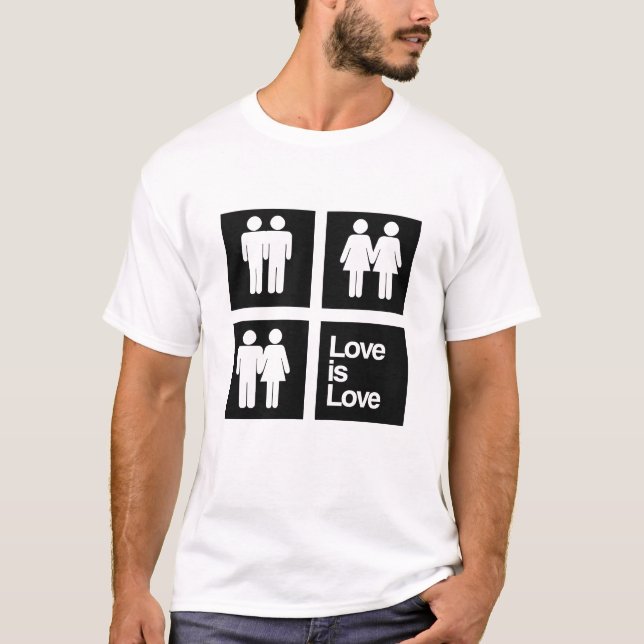 Camiseta El amor es bloques de amor (Anverso)