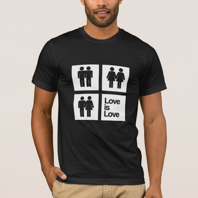 Camiseta El amor es bloques del amor (Anverso)
