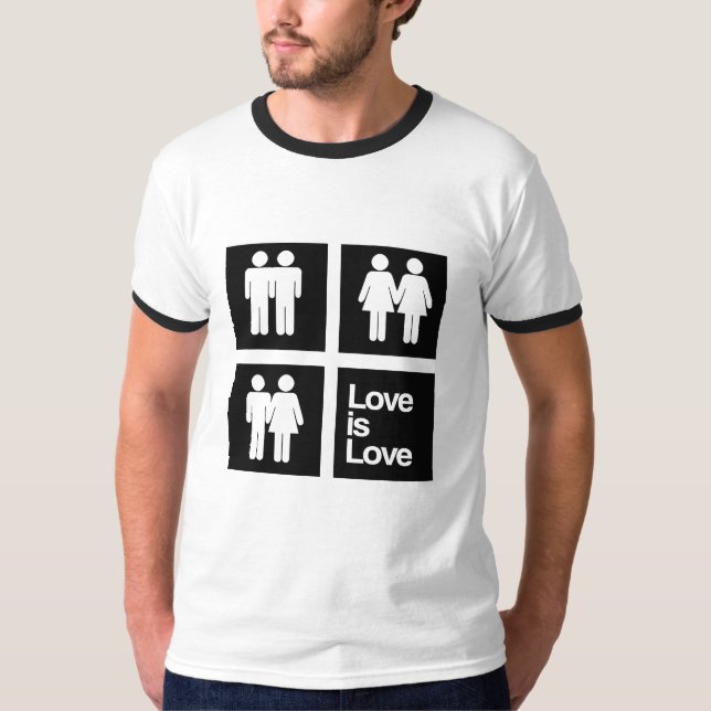 Camiseta El amor es bloques del amor (Anverso)