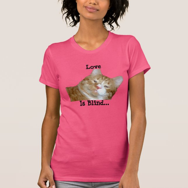 Camiseta El amor es ciego (Anverso)