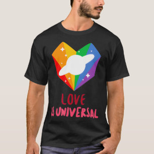 Camiseta El amor es corazón universal de San Valentín T LGB