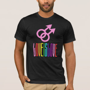 Camiseta El amor es el amor el arcoiris Mensajes de orgullo