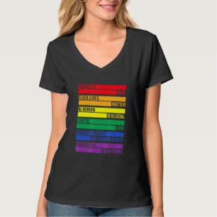 Camiseta El Amor Es El Amor La Ciencia Es Real - Rainbow Lg