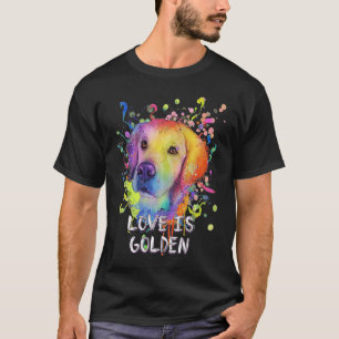 Camiseta El amor es el animal dorado del bollo dorado del p