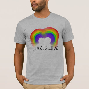 Camiseta El Amor Es El Corazón Del Orgullo Gay De Las Arcoi