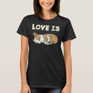 Camiseta El amor es el dueño del perro Mascota animal Chihu