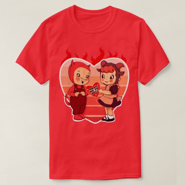 Camiseta El amor es el infierno (Diseño del anverso)