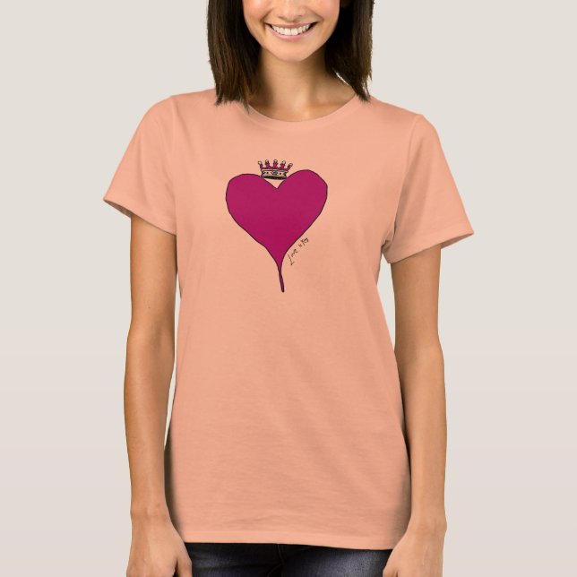 Camiseta El amor es el rey (Anverso)