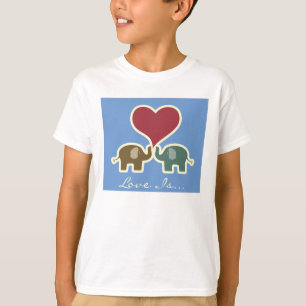 Camiseta El amor es... elefante tee.
