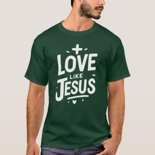 Camiseta El amor es Jesús vintage