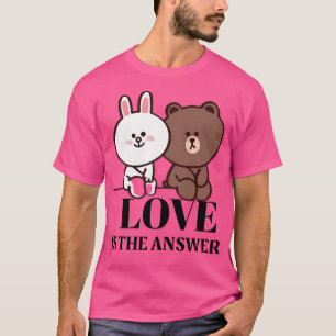 Camiseta El amor es la respuesta de Cony y de los niños de