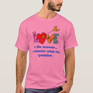 Camiseta El amor, es la respuesta… no importa qué la