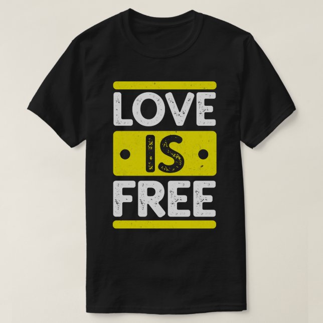 Camiseta El amor es libre (Diseño del anverso)