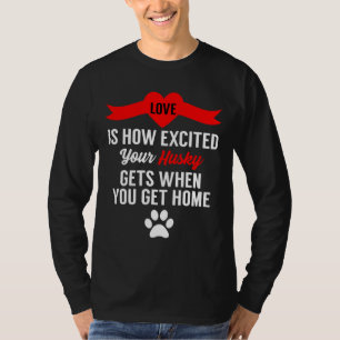 Camiseta El Amor Es Lo Emocionado Que Se Enferma Su Esposo 