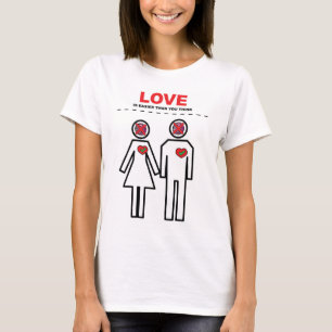 Camiseta El amor es más fácil de lo que crees