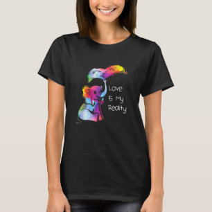Camiseta El amor es mi realidad el orgullo de la comunidad