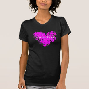 Camiseta el amor es muerto