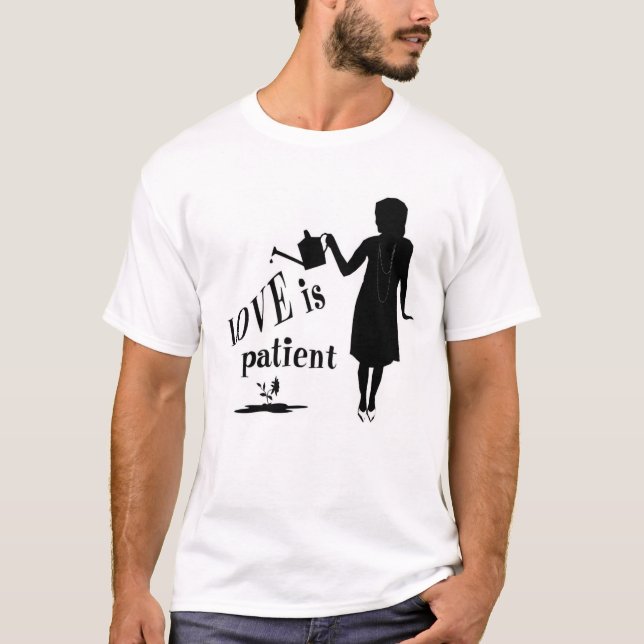Camiseta El amor es paciente (Anverso)