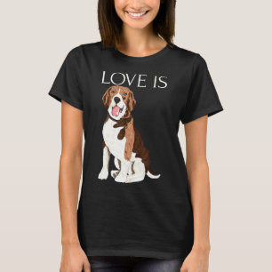 Camiseta El Amor Es Perros Mascotas De Beagle Cute Beagles